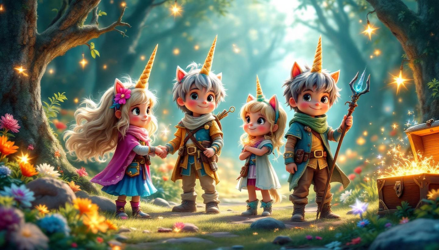 Comment organiser une aventure de chasse au trésor sur le thème des licornes ?